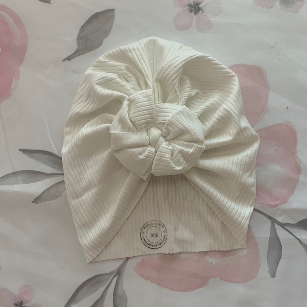Bunny Knots head wrap 3 months